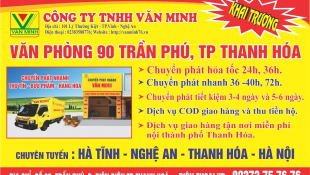 Chuyển phát nhanh xe Văn Minh